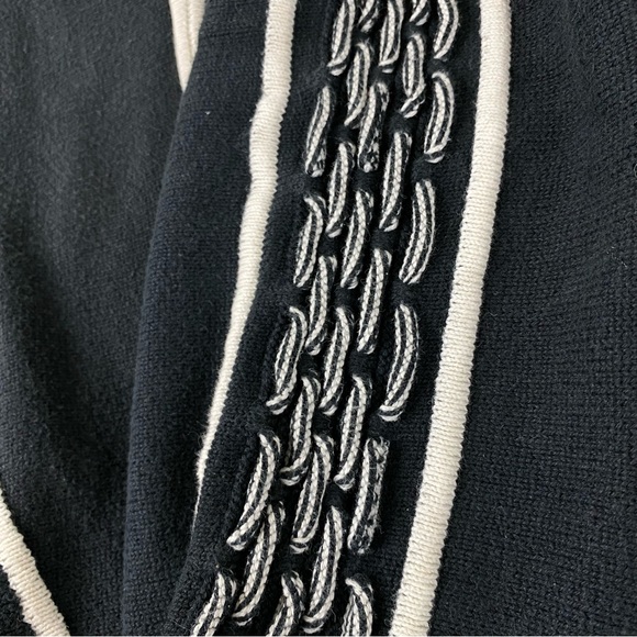 Vintage Tosani Made In Canada Black White Knit Sweater Pullover Men’s Size XL - Picture 7 of 15